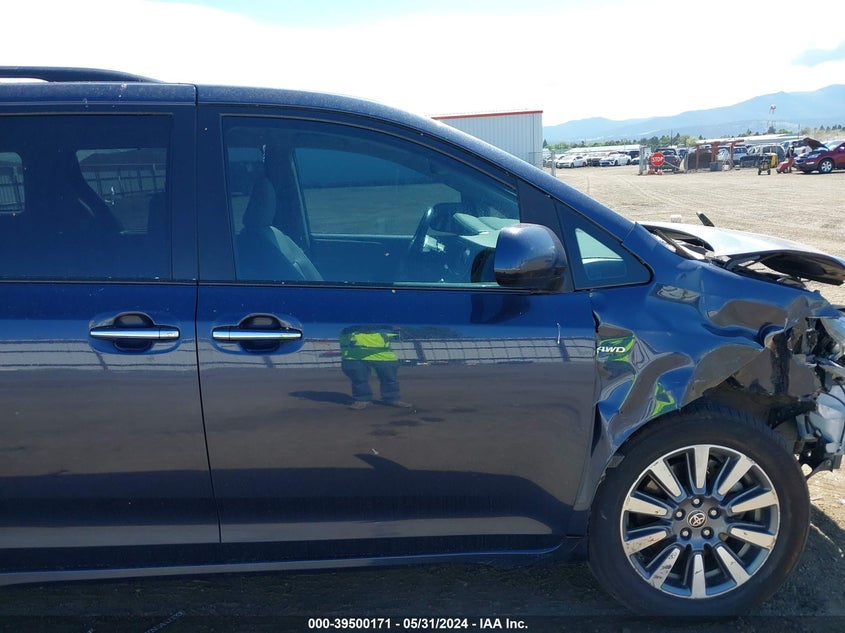 2020 Toyota Sienna Xle VIN: 5TDDZ3DC8LS244865 Lot: 39500171