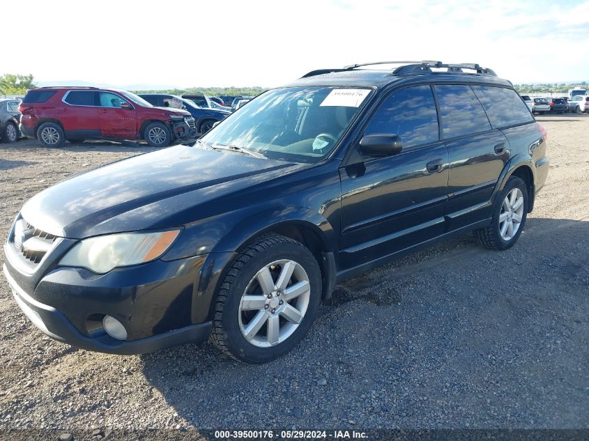 2008 Subaru Outback 2.5I/2.5I L.l. Bean Edition VIN: 4S4BP61C587354496 Lot: 39500176