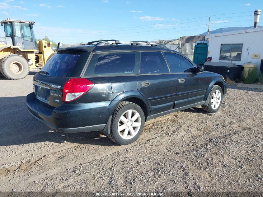 2008 Subaru Outback 2.5I/2.5I L.l. Bean Edition VIN: 4S4BP61C587354496 Lot: 39500176