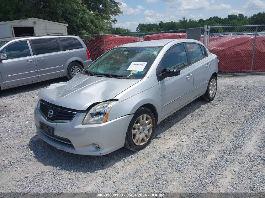 2010 Nissan Sentra 2.0/2.0S/Sr/2.0Sl VIN: 3N1AB6AP1AL702929 Lot: 39500190