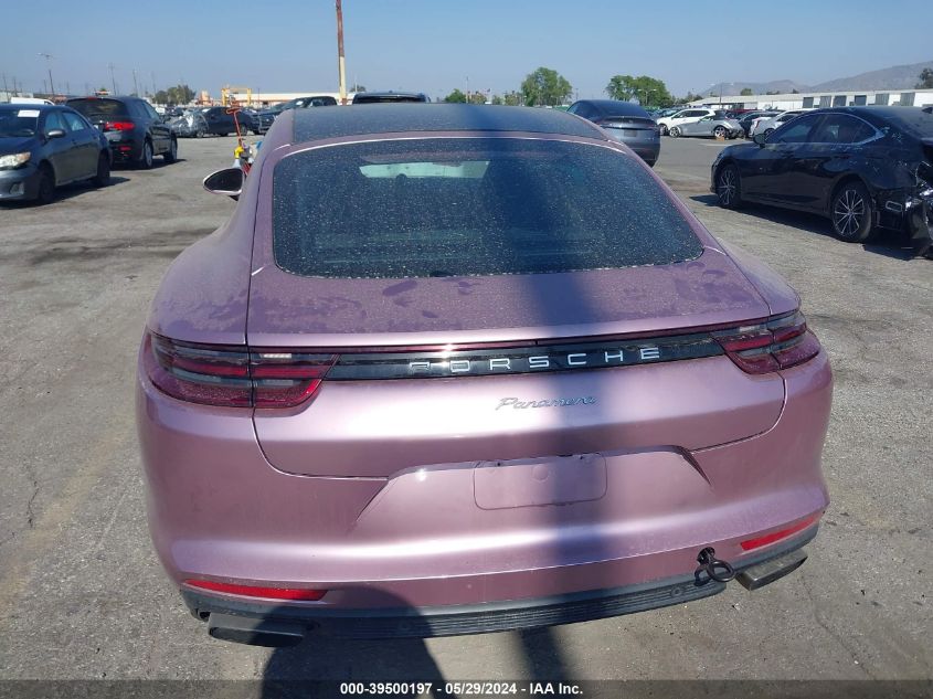 2018 Porsche Panamera 4 VIN: WP0AA2A74JL119078 Lot: 39500197