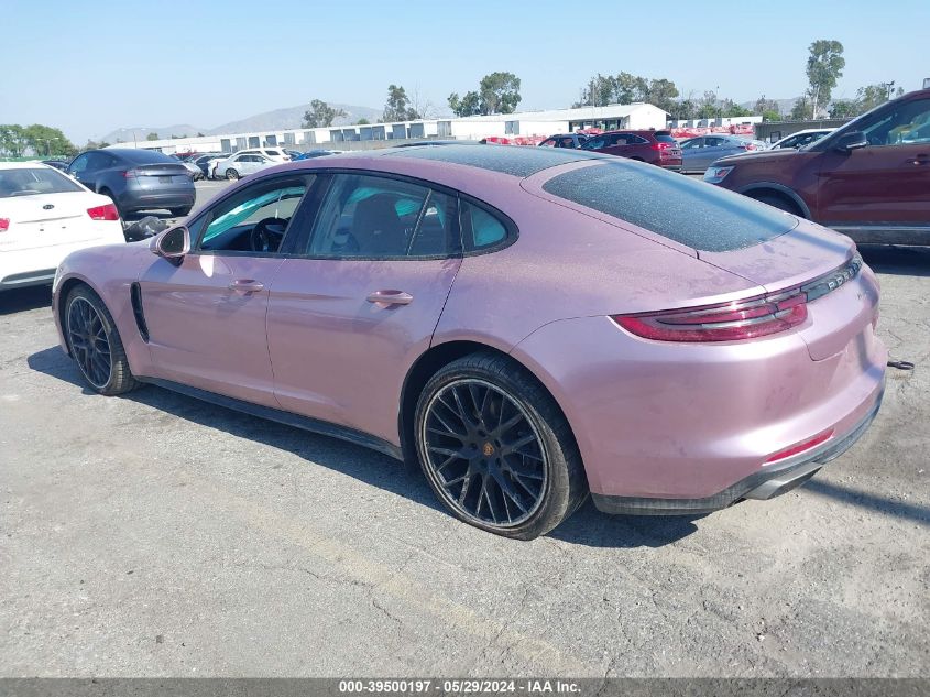 2018 Porsche Panamera 4 VIN: WP0AA2A74JL119078 Lot: 39500197