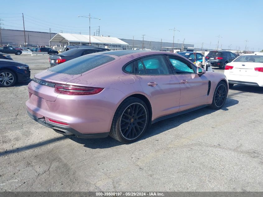 2018 Porsche Panamera 4 VIN: WP0AA2A74JL119078 Lot: 39500197