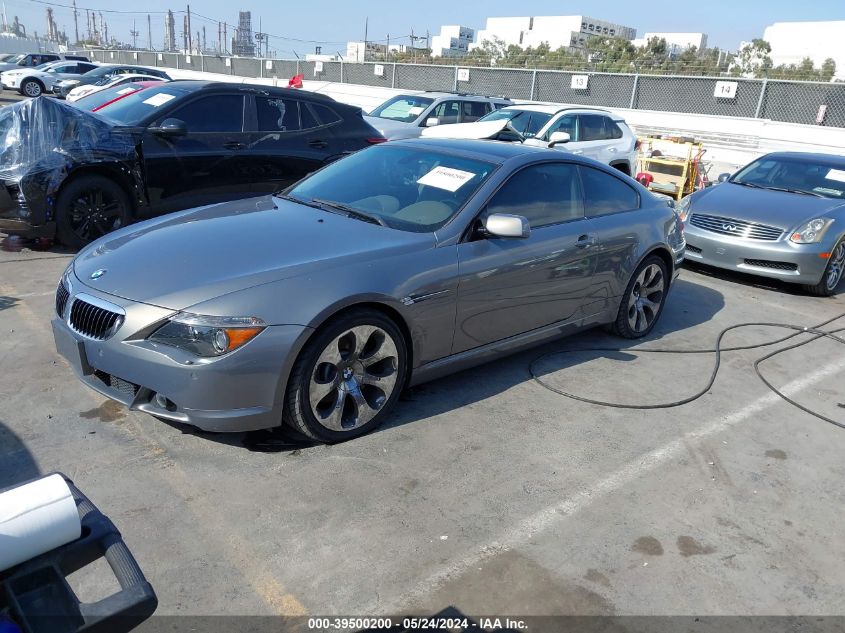 2005 BMW 645Ci VIN: WBAEH73445B192540 Lot: 39500200