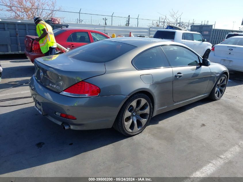 2005 BMW 645Ci VIN: WBAEH73445B192540 Lot: 39500200