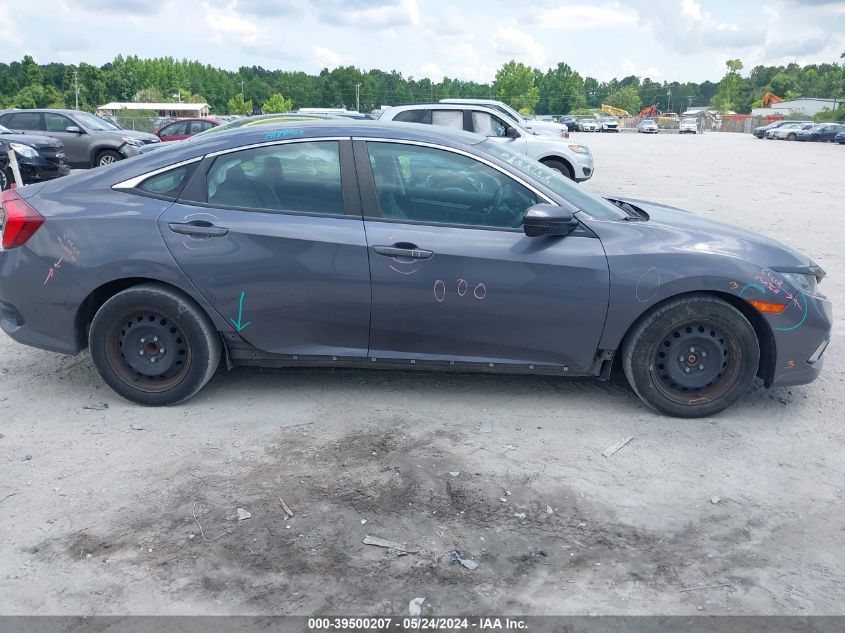 2020 Honda Civic Lx VIN: 2HGFC2F63LH585764 Lot: 39500207