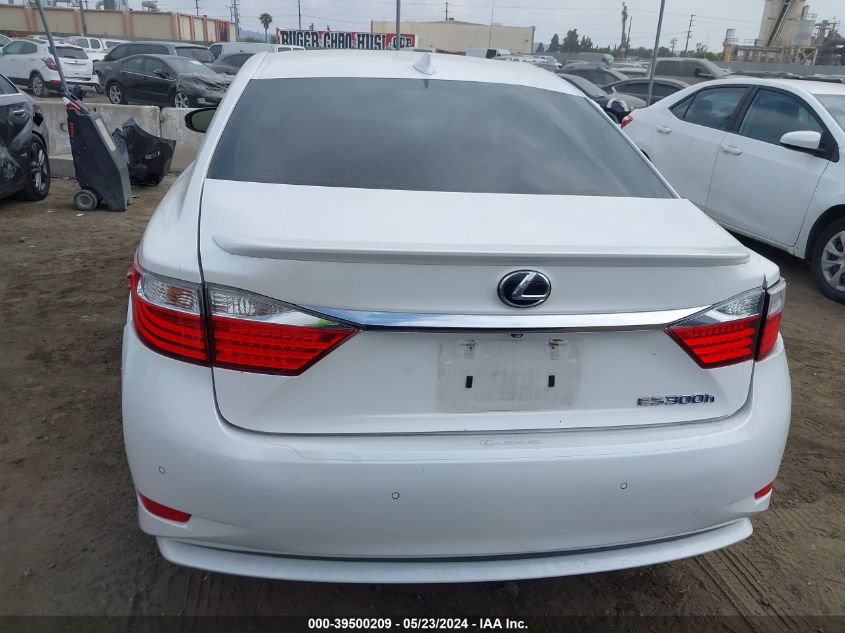 2015 Lexus Es 300H VIN: JTHBW1GG8F2091806 Lot: 39500209