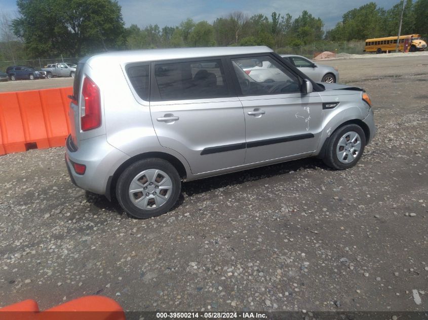 2013 Kia Soul VIN: KNDJT2A59D7521216 Lot: 39500214