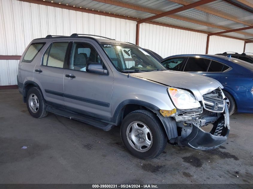 2004 Honda Cr-V Lx VIN: JHLRD68474C002227 Lot: 39500231