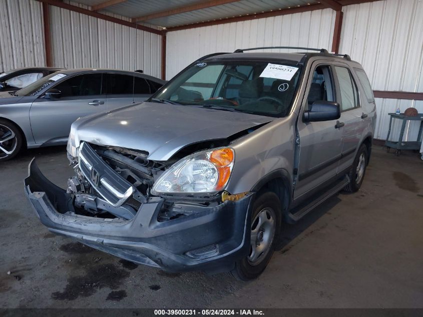 2004 Honda Cr-V Lx VIN: JHLRD68474C002227 Lot: 39500231