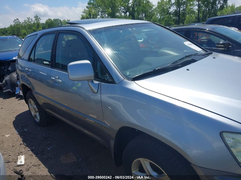 2002 Lexus Rx 300 VIN: JTJHF10U820285198 Lot: 39500242