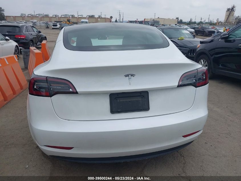 2023 Tesla Model 3 Rear-Wheel Drive VIN: 5YJ3E1EA4PF510417 Lot: 39500244