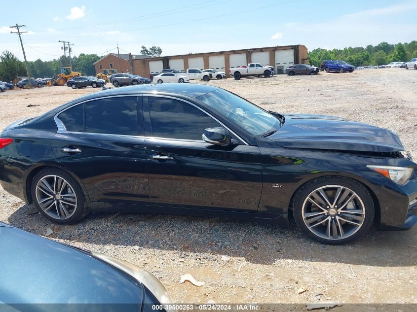 2017 Infiniti Q50 3.0T Sport VIN: JN1EV7APXHM733482 Lot: 39500263