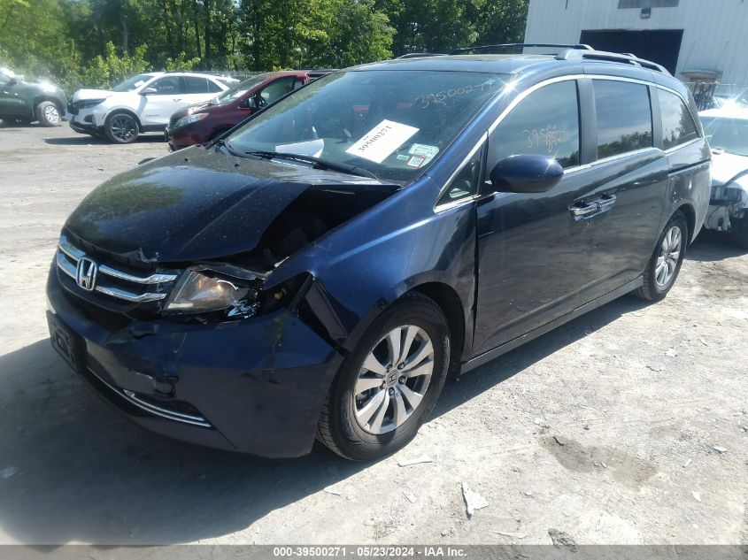 2014 Honda Odyssey Ex-L VIN: 5FNRL5H68EB027038 Lot: 39500271