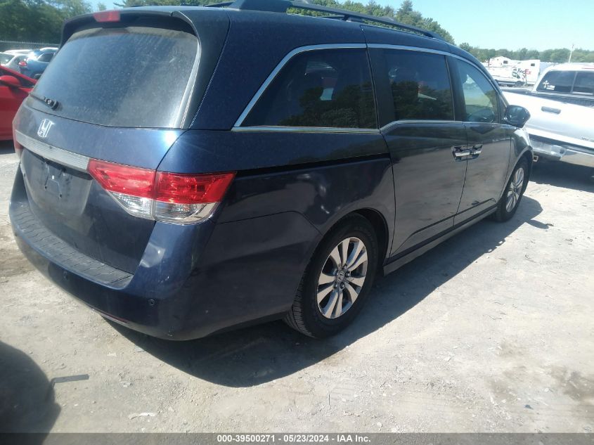 2014 Honda Odyssey Ex-L VIN: 5FNRL5H68EB027038 Lot: 39500271