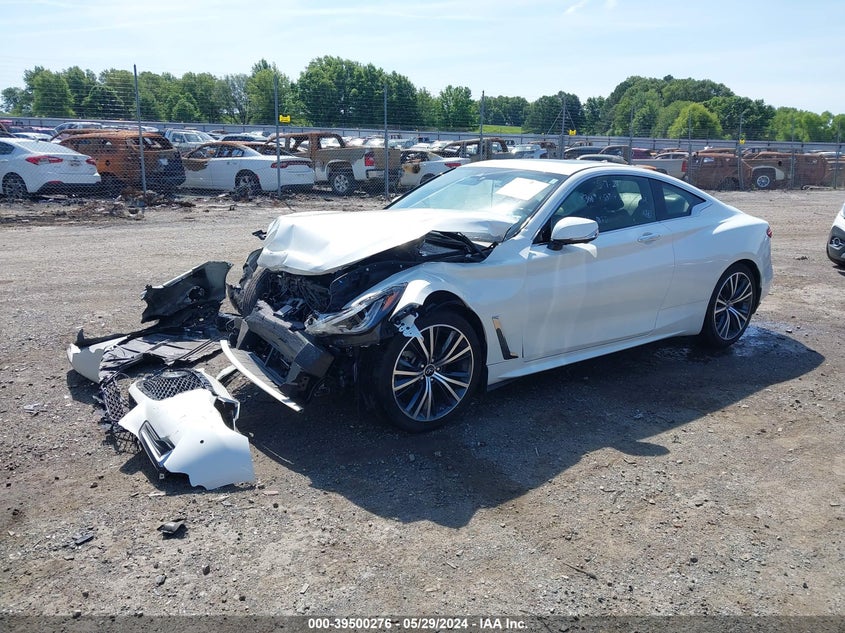 2021 Infiniti Q60 Luxe VIN: JN1EV7KK5MM410955 Lot: 39500276