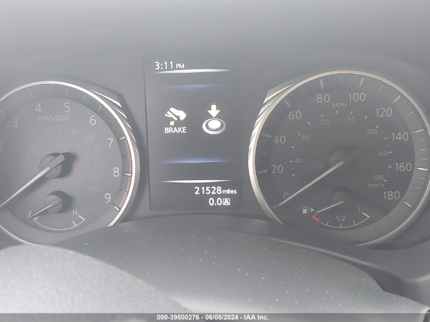 2021 Infiniti Q60 Luxe VIN: JN1EV7KK5MM410955 Lot: 39500276