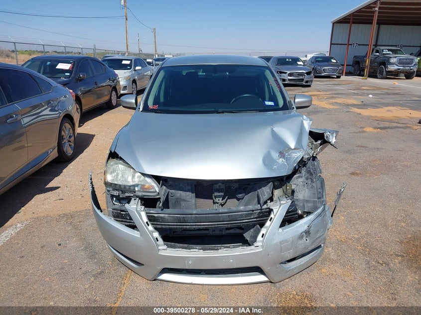 2014 Nissan Sentra Sv VIN: 1N4AB7AP0EN854599 Lot: 39500278