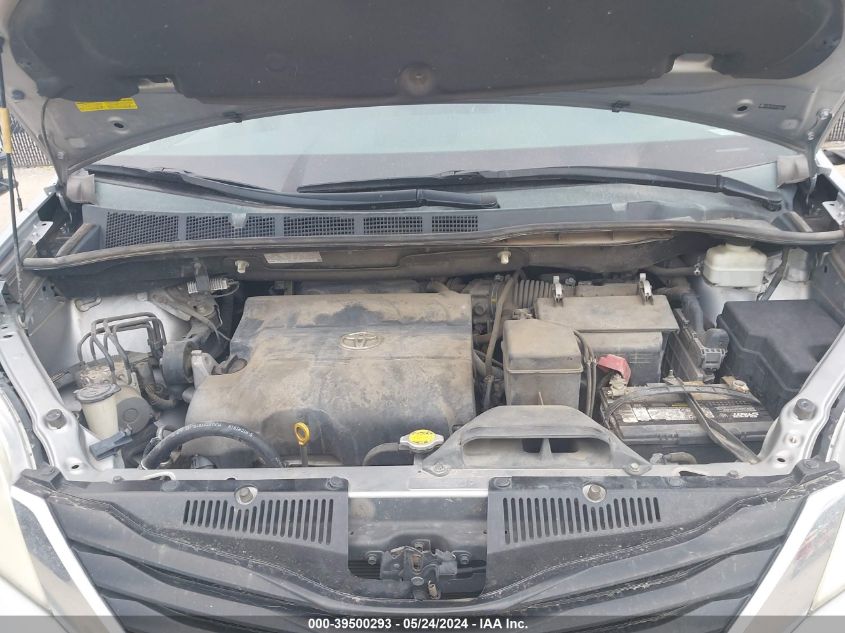 2012 Toyota Sienna Le V6 8 Passenger VIN: 5TDKK3DCXCS220434 Lot: 39500293