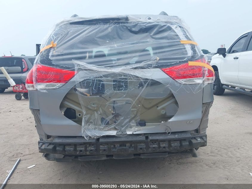 2012 Toyota Sienna Le V6 8 Passenger VIN: 5TDKK3DCXCS220434 Lot: 39500293