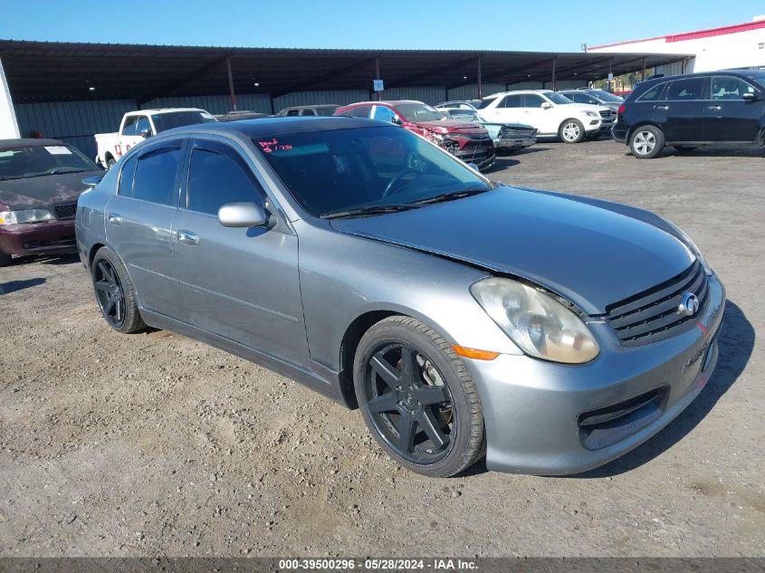 2005 Infiniti G35 VIN: JNKCV51E85M214366 Lot: 39500296