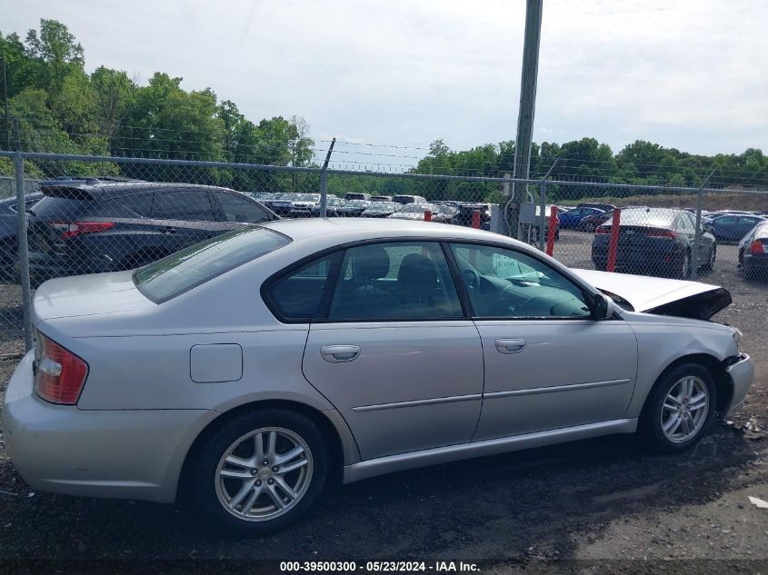 4S3BL616556226142 2005 Subaru Legacy 2.5I