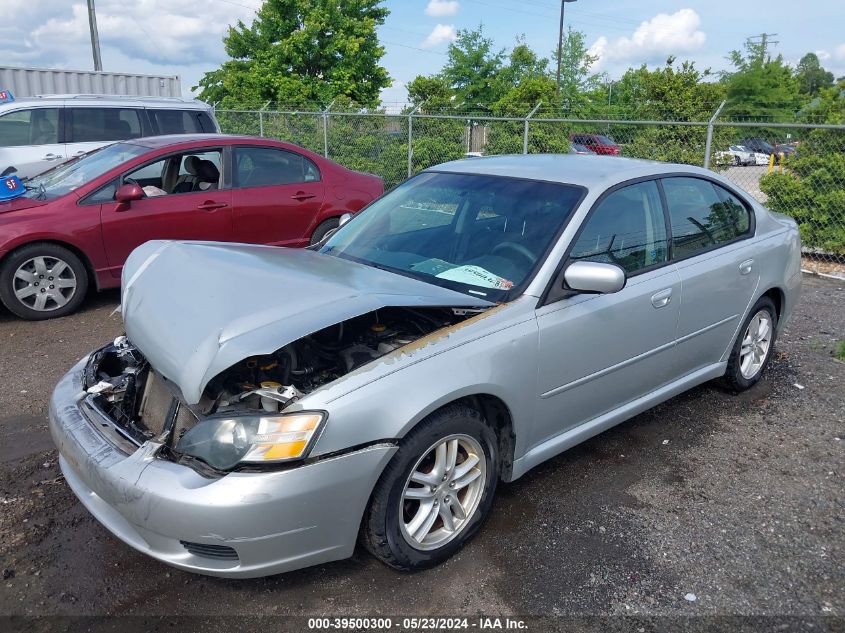 2005 Subaru Legacy 2.5I VIN: 4S3BL616556226142 Lot: 39500300