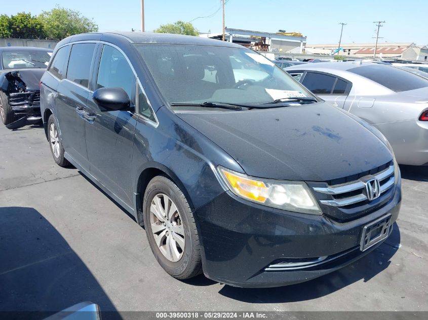 2016 Honda Odyssey Ex-L VIN: 5FNRL5H65GB050618 Lot: 39500318