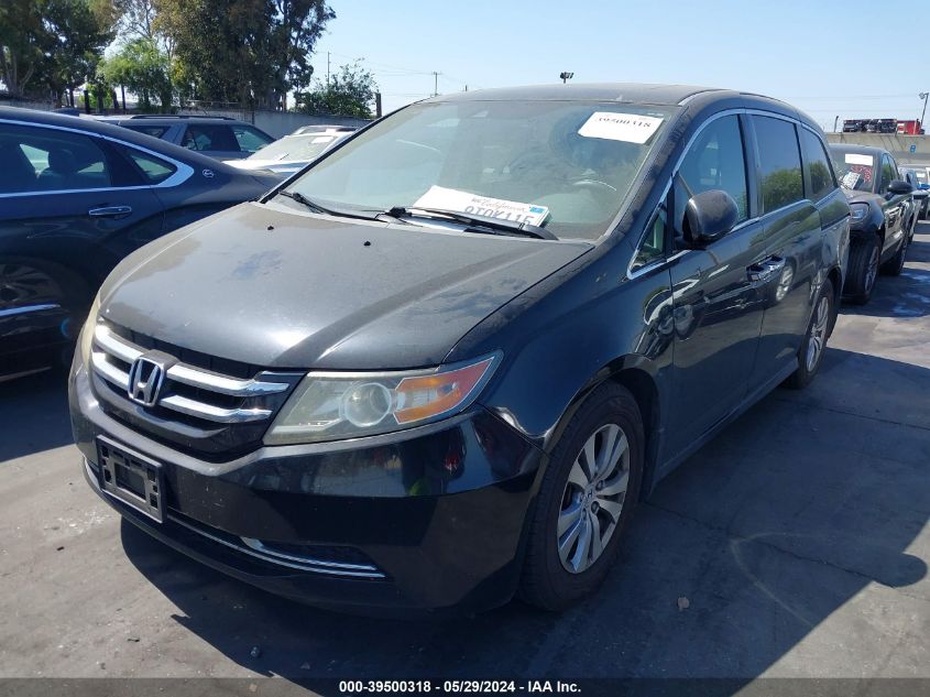 2016 Honda Odyssey Ex-L VIN: 5FNRL5H65GB050618 Lot: 39500318