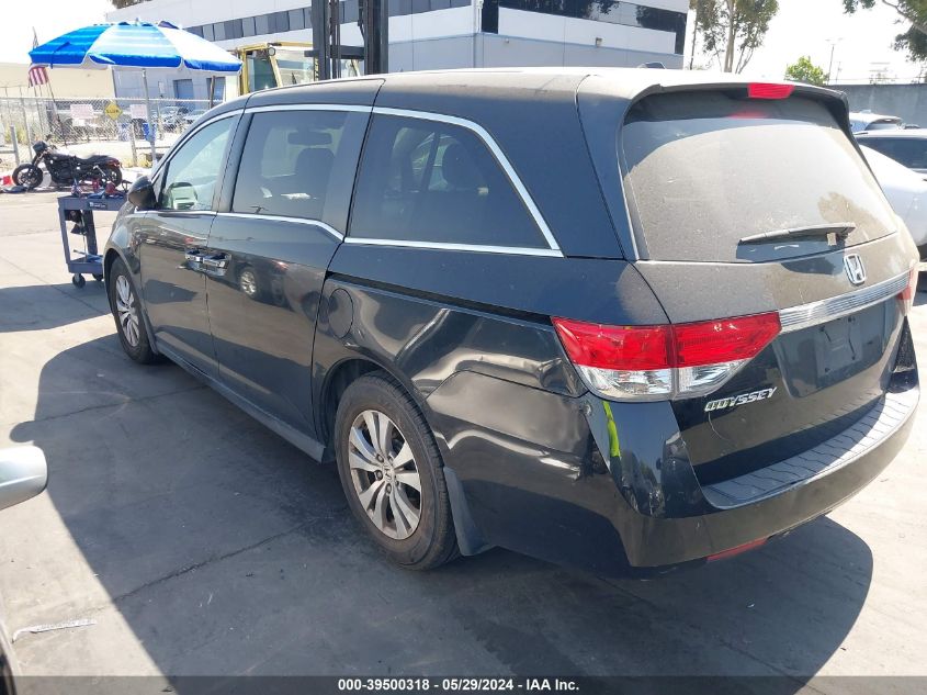 2016 Honda Odyssey Ex-L VIN: 5FNRL5H65GB050618 Lot: 39500318