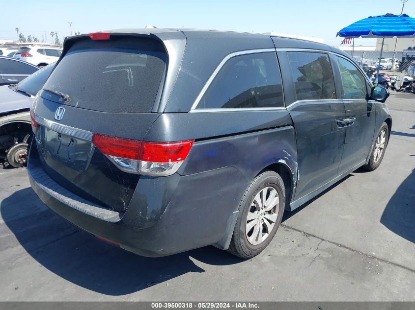 2016 Honda Odyssey Ex-L VIN: 5FNRL5H65GB050618 Lot: 39500318