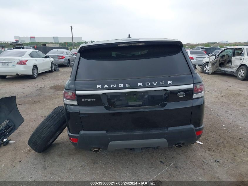 2016 Land Rover Range Rover Sport 3.0L V6 Turbocharged Diesel Se Td6 VIN: SALWG2KFXGA594032 Lot: 39500321