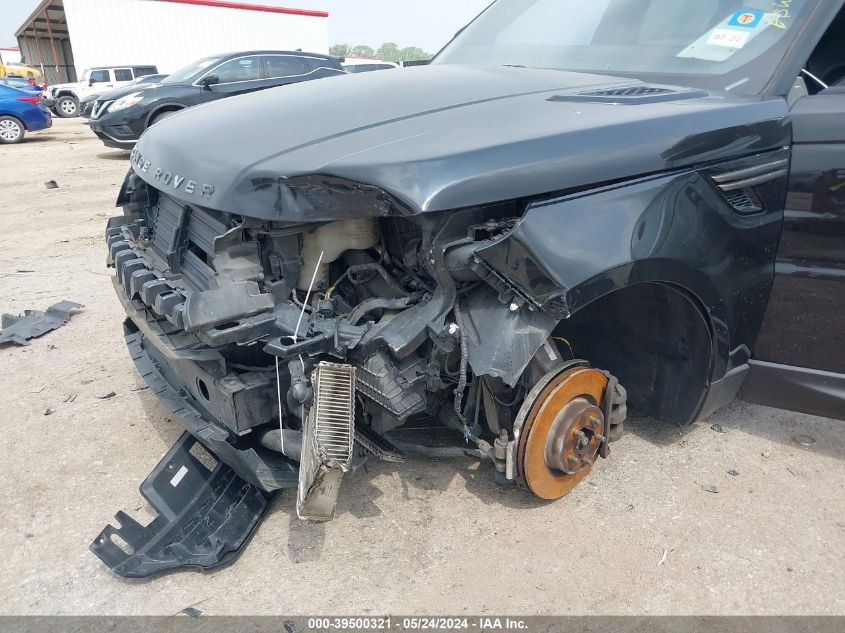 2016 Land Rover Range Rover Sport 3.0L V6 Turbocharged Diesel Se Td6 VIN: SALWG2KFXGA594032 Lot: 39500321