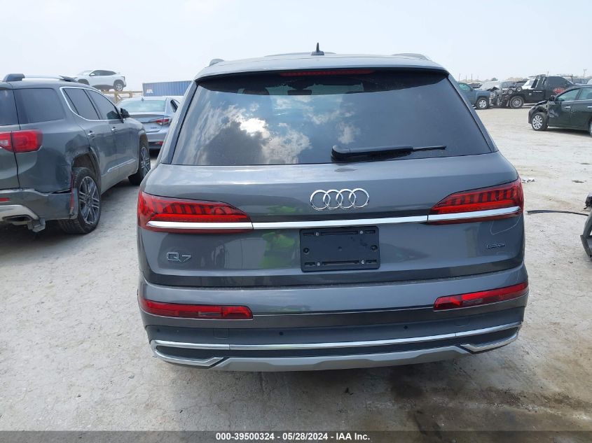 2023 Audi Q7 Premium Plus 55 Tfsi Quattro Tiptronic VIN: WA1LXBF77PD026374 Lot: 39500324