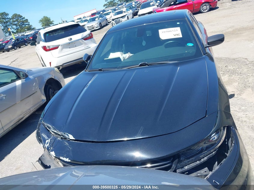 2018 Dodge Charger Sxt Plus Rwd VIN: 2C3CDXHG0JH188595 Lot: 39500325