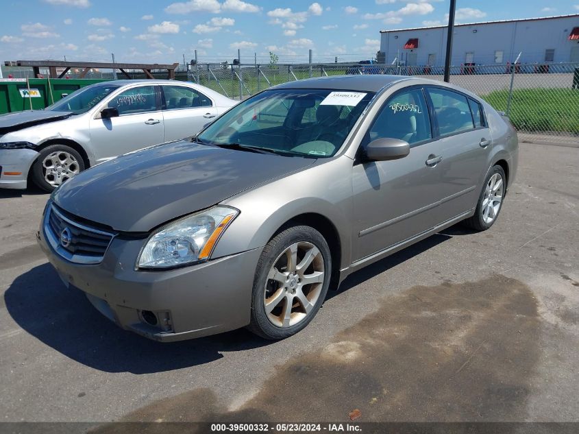 2007 Nissan Maxima 3.5 Se VIN: 1N4BA41E27C829335 Lot: 39500332