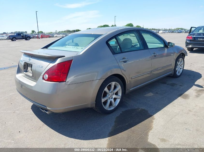 2007 Nissan Maxima 3.5 Se VIN: 1N4BA41E27C829335 Lot: 39500332