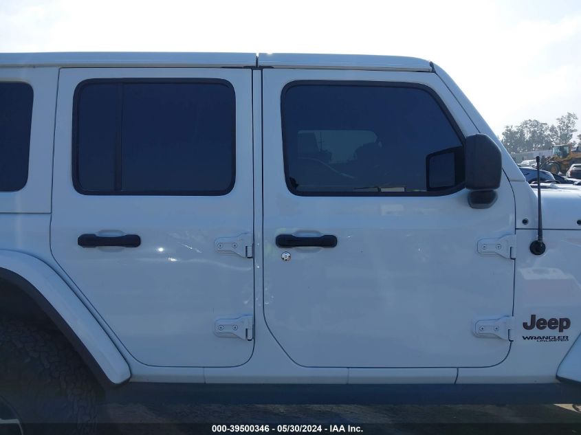 2020 Jeep Wrangler Unlimited Rubicon 4X4 VIN: 1C4HJXFG7LW118299 Lot: 39500346