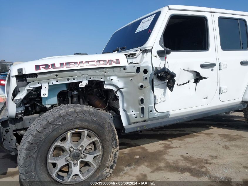 2020 Jeep Wrangler Unlimited Rubicon 4X4 VIN: 1C4HJXFG7LW118299 Lot: 39500346