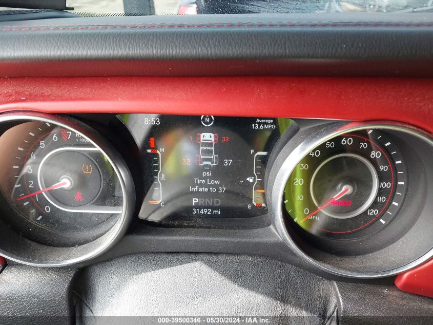 2020 Jeep Wrangler Unlimited Rubicon 4X4 VIN: 1C4HJXFG7LW118299 Lot: 39500346