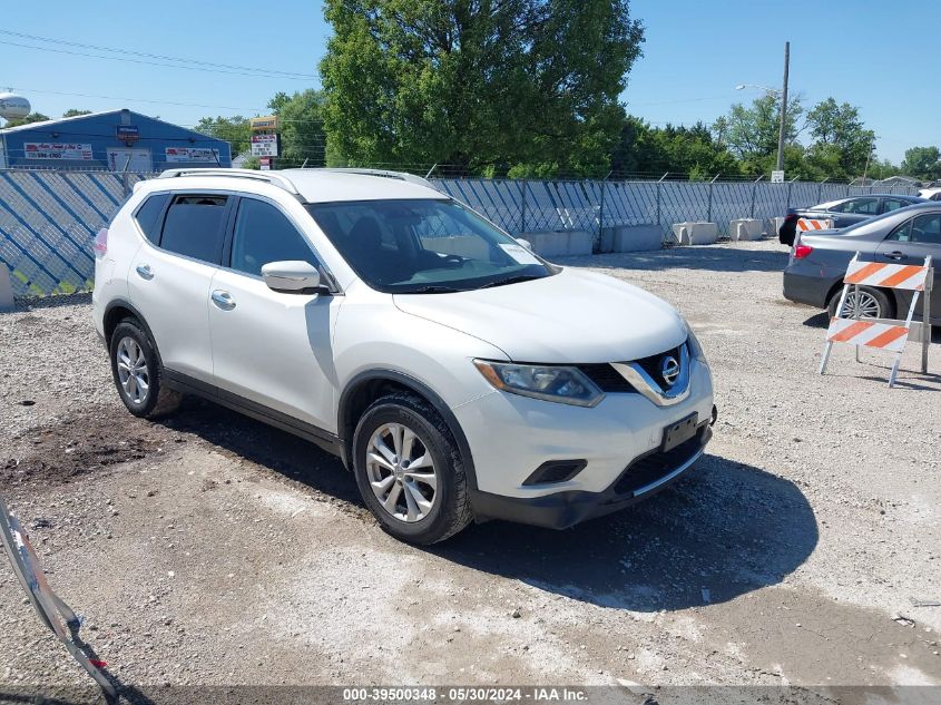 2014 Nissan Rogue Sv VIN: 5N1AT2MV4EC753626 Lot: 39500348