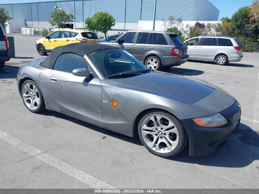 2003 BMW Z4 3.0I VIN: 4USBT53473LU00386 Lot: 39500352