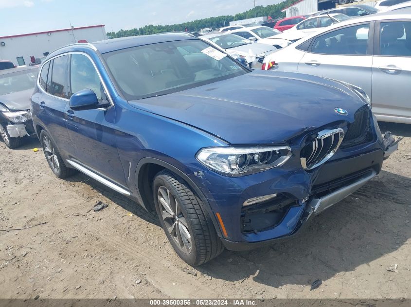 2019 BMW X3 xDrive30I VIN: 5UXTR9C59KLD94549 Lot: 39500355