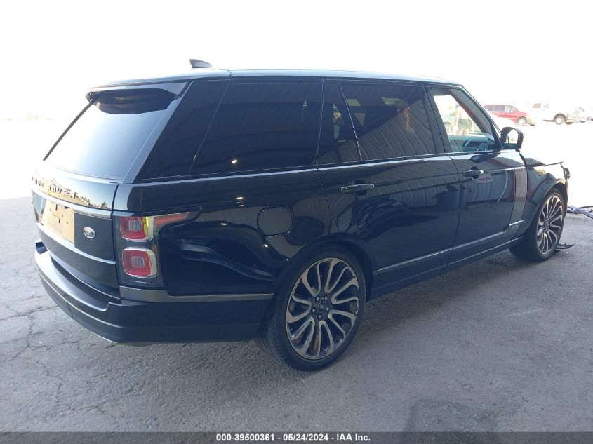 2019 Land Rover Range Rover 5.0L V8 Supercharged Autobiography VIN: SALGV5RE4KA558807 Lot: 39500361