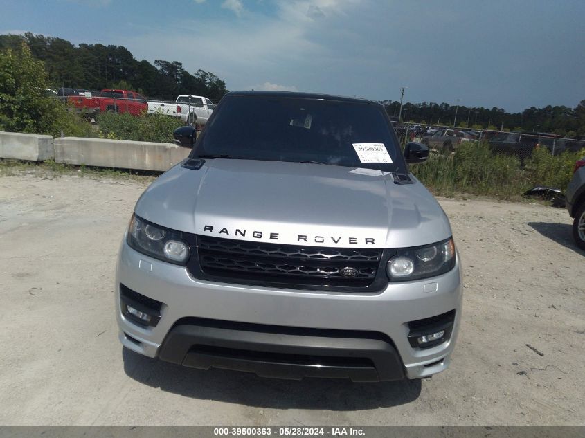 2016 Land Rover Range Rover Sport 3.0L V6 Supercharged Hse VIN: SALWS2VF6GA575259 Lot: 39500363