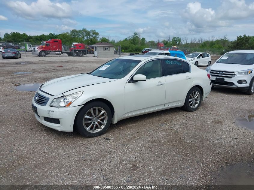 2008 Infiniti G35X VIN: JNKBV61FX8M252731 Lot: 39500365