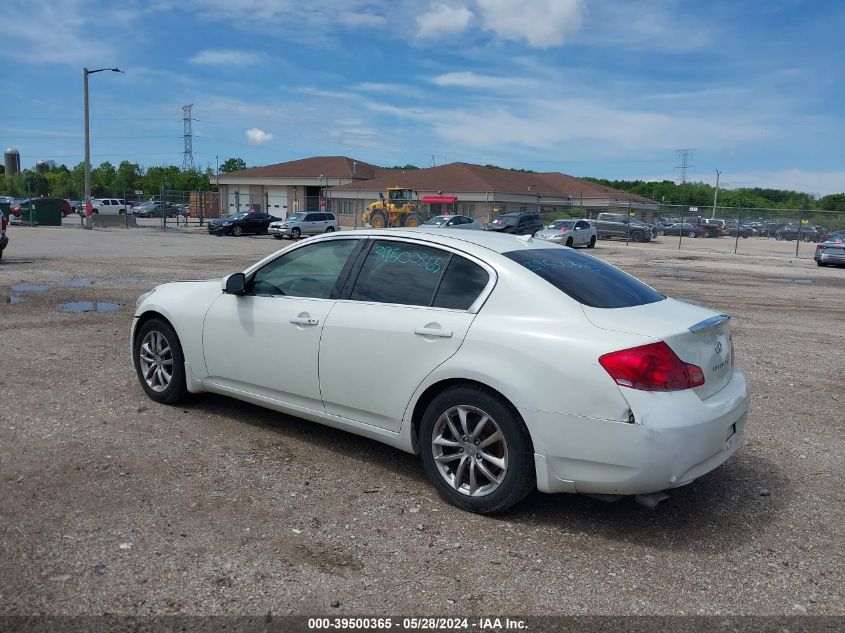 2008 Infiniti G35X VIN: JNKBV61FX8M252731 Lot: 39500365