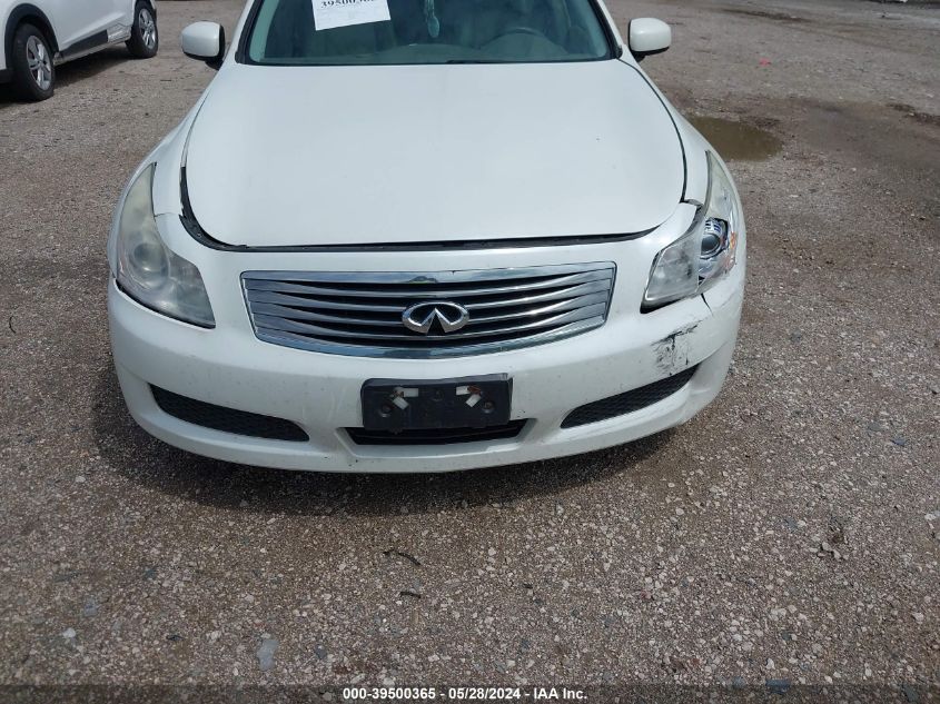 2008 Infiniti G35X VIN: JNKBV61FX8M252731 Lot: 39500365