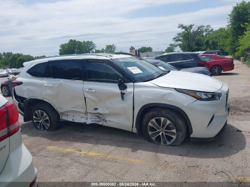 2020 Toyota Highlander Xle VIN: 5TDHZRBH3LS053101 Lot: 39500382
