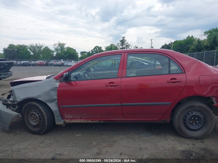 2004 Toyota Corolla Ce VIN: 2T1BR32E74C280780 Lot: 39500399